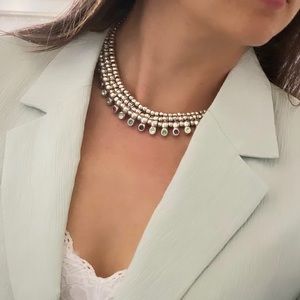 UNO de 50 Crystal Jungle Silver Necklace